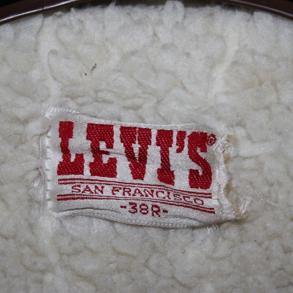 Levi's Blue Denim and Sherpa Lined Jacket - Picture 3 of 4